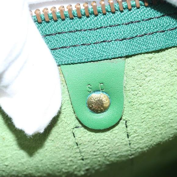 LOUIS VUITTON Epi Keepall 55 Boston Bag Green M42954 LV Auth 98046 - Picture 12 of 16